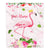 Personalized Flamingo Blanket Custom With Name Girl Floral Flower Queen Baby Kid Daughter Granddaughter Niece Birthday Christmas Fleece Throw Blanket | siriusteestore