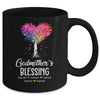Personalized Godmother Is Blessed With Kids Name Colortree Custom Mom For Women Mothers Day Birthday Christmas Mug | siriusteestore