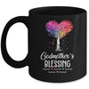 Personalized Godmother Is Blessed With Kids Name Colortree Custom Mom For Women Mothers Day Birthday Christmas Mug | siriusteestore