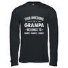 Personalized Grampa Custom Kids Name This Awesome Grampa Belongs To Grampa Fathers Day Birthday Christmas Shirt & Hoodie | siriusteestore