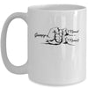 Personalized Grampy With Grandkids Name Fist Bumps Funny Custom Grandpa Fathers Day Birthday Christmas Mug | siriusteestore