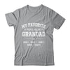 Personalized Grandad With Kids Name My Favorite People Call Me Grandad Custom For Men Fathers Day Birthday Christmas Shirt & Hoodie | siriusteestore
