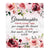 Personalized Granddaughter Blanket From Grandma We Hope Every Time Rose Floral Granddaughter Birthday Graduation Christmas Customized Fleece Blanket | siriusteestore