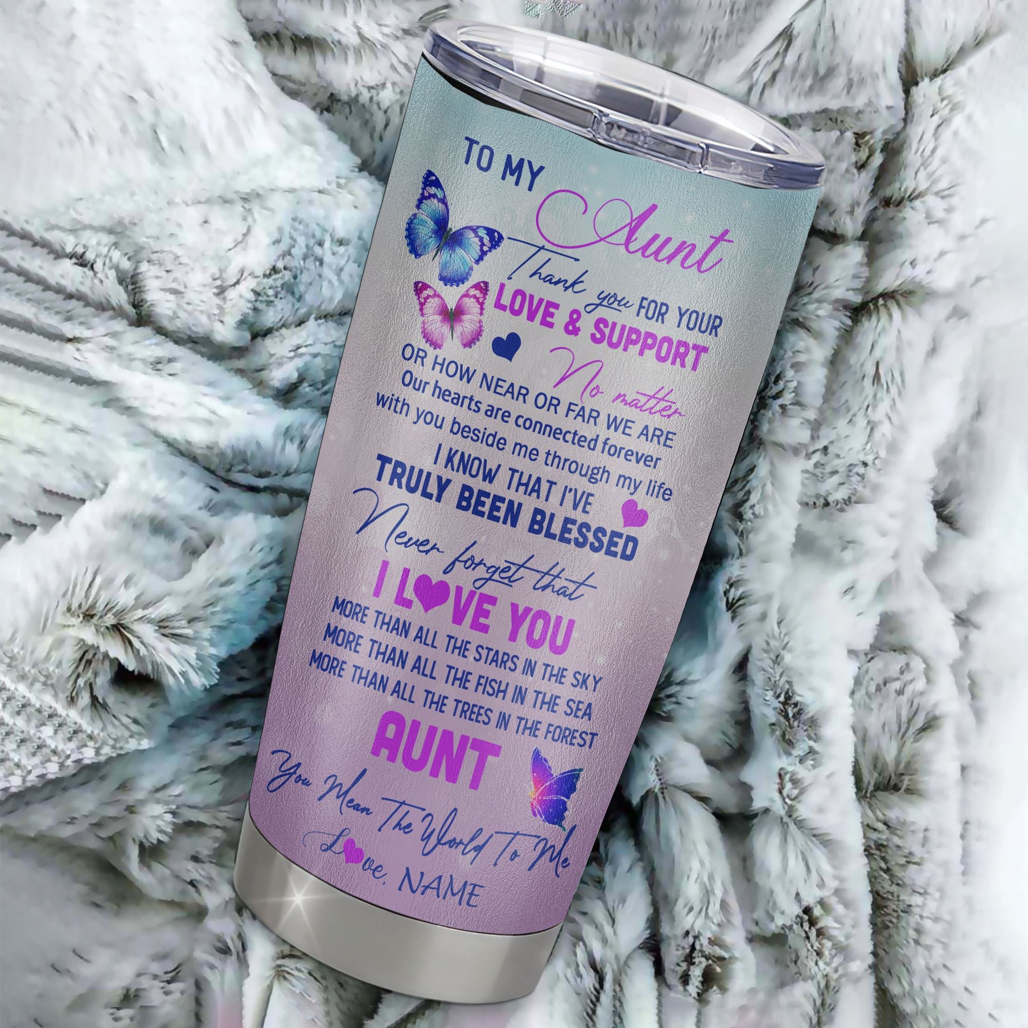 Personalized Grandma From Granddaughter Stainless Steel Tumbler Cup Thank You Never Forget I Love You Grandma Mothers Day Birthday Christmas Travel Mug | siriusteestore