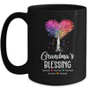 Personalized Grandma Is Blessed With Grandkids Name Colortree Custom Grandma Mothers Day Birthday Christmas Mug | siriusteestore