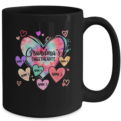Personalized Grandma Sweethearts Custom With Grandkids Name Valentines Day Mothers Day Birthday Christmas Mug | siriusteestore