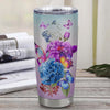 Personalized Lala From Granddaughter Grandson Stainless Steel Tumbler Cup Thank You Never Forget I Love You Lala Mothers Day Birthday Christmas Travel Mug | siriusteestore