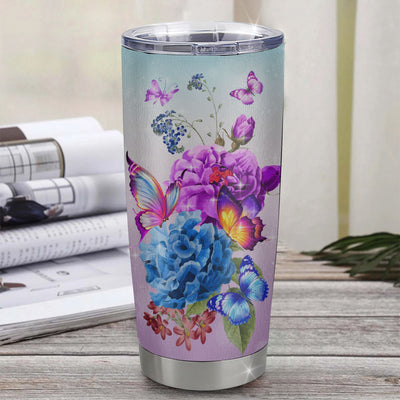Personalized Lala From Granddaughter Grandson Stainless Steel Tumbler Cup Thank You Never Forget I Love You Lala Mothers Day Birthday Christmas Travel Mug | siriusteestore