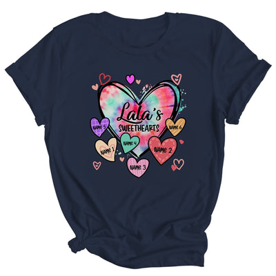 Personalized Lala Sweethearts Custom With Grandkids Name Valentines Day Mothers Day Birthday Christmas Shirt & Tank Top | siriusteestore