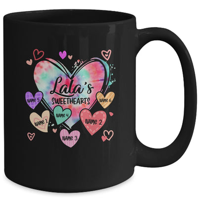 Personalized Lala Sweethearts Custom With Grandkids Name Valentines Day Mothers Day Birthday Christmas Mug | siriusteestore