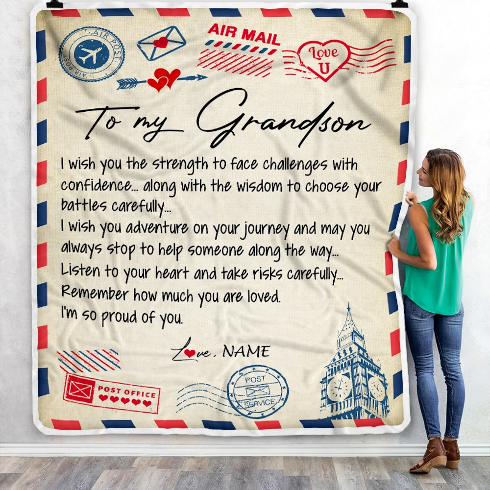 Proud grandma blanket online