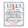 Personalized Lolly Blanket From Grandkids We Hugged This Blanket Lolly Birthday Mothers Day Christmas Customized Fleece Blanket | siriusteestore