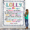 Personalized Lolly Blanket From Grandkids We Hugged This Blanket Lolly Birthday Mothers Day Christmas Customized Fleece Blanket | siriusteestore