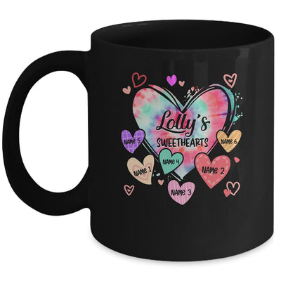 Personalized Lolly Sweethearts Custom With Grandkids Name Valentines Day Mothers Day Birthday Christmas Mug | siriusteestore