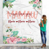 Personalized Mamaw Blanket From Grandkids Granddaughter Grandson We Love You Floral Mamaw Birthday Mothers Day Christmas Customized Fleece Throw Blanket | siriusteestore