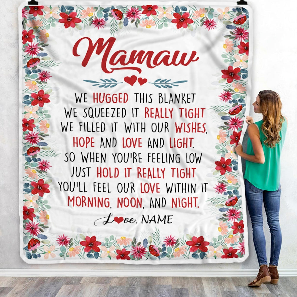 Personalized sales mamaw blanket