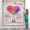 Personalized Memaw Blanket From Grandkids Never Forget That I Love You You Mean The World to Me Memaw Birthday Mothers Day Christmas Fleece Blanket | siriusteestore