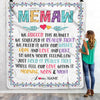 Personalized Memaw Blanket From Grandkids We Hugged This Blanket Memaw Birthday Mothers Day Christmas Customized Fleece Blanket | siriusteestore