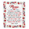 Personalized Meme Blanket From Grandkids Grandson Granddaughter We Hugged This Blanket Meme Birthday Mothers Day Christmas Customized Fleece Throw Blanket | siriusteestore