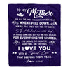 Personalized My Mom Blanket from Daughter Son I Love You With A Special Love Mom Mothers Day Birthday Thanksgiving Christmas Customized Fleece Throw Blanket | siriusteestore