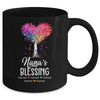 Personalized Nana Is Blessed With Grandkids Name Colortree Custom Grandma Mothers Day Birthday Christmas Mug | siriusteestore