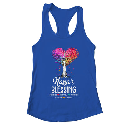 Personalized Nana Is Blessed With Grandkids Name Colortree Custom Grandma Mothers Day Birthday Christmas