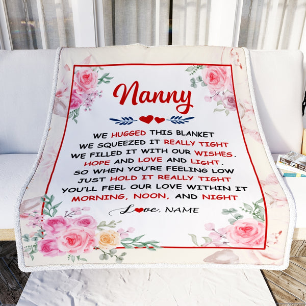 Personalised nanny sale blanket