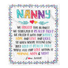 Personalized Nanny Blanket From Kids We Hugged This Blanket Nanny Birthday Mothers Day Christmas Customized Fleece Blanket | siriusteestore