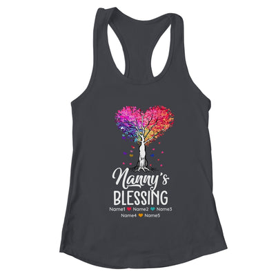 Personalized Nanny Is Blessed With Grandkids Name Colortree Custom Grandma Mothers Day Birthday Christmas