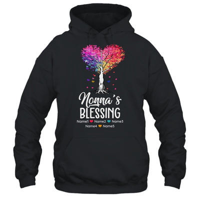Personalized Nonna Is Blessed With Grandkids Name Colortree Custom Grandma Mothers Day Birthday Christmas Shirt & Tank Top | siriusteestore