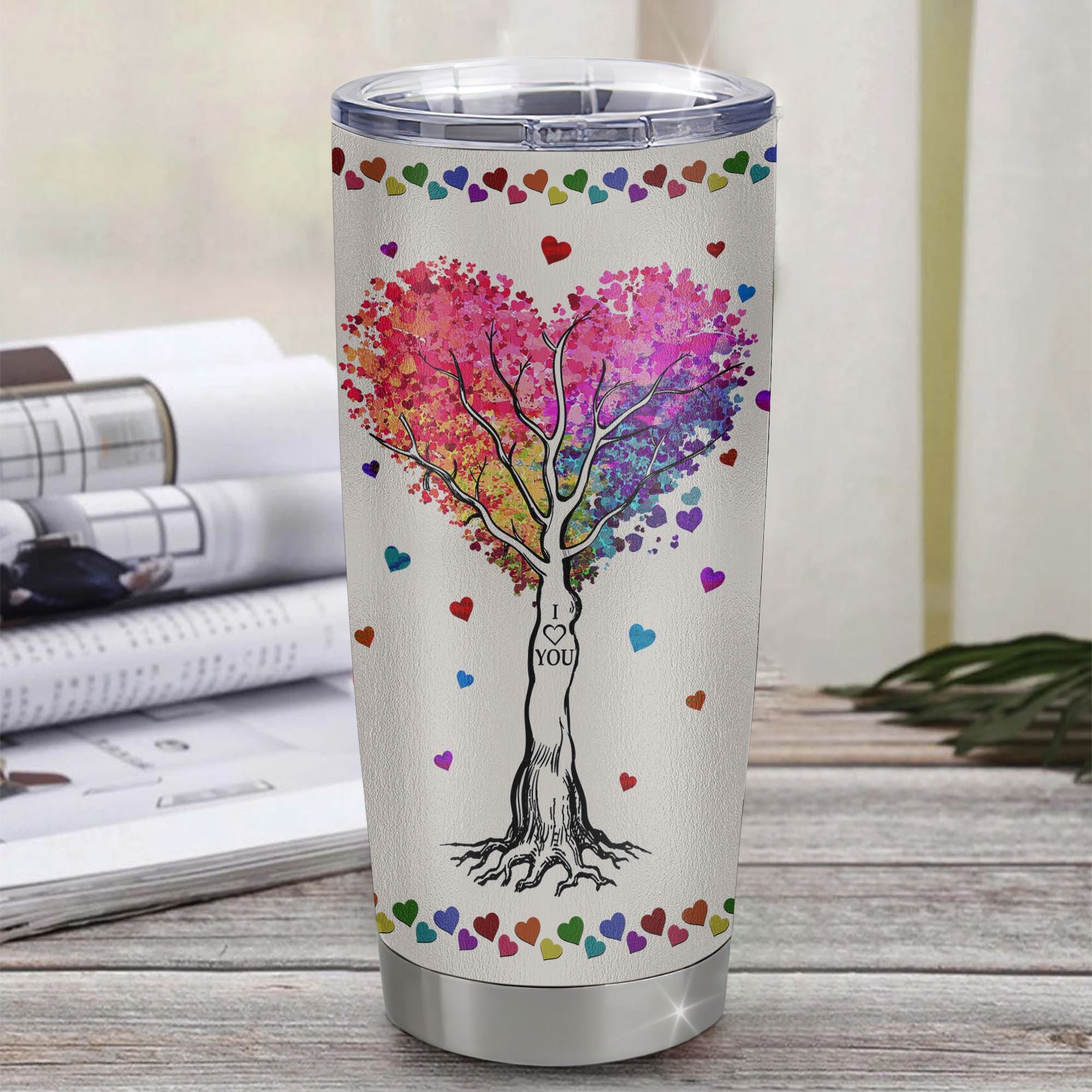 Personalized Oma From Grandkids Stainless Steel Tumbler Cup Never Forget I Love You You Mean The World To Me Oma Mothers Day Birthday Christmas Travel Mug | siriusteestore