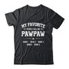 Personalized Pawpaw With Kids Name My Favorite People Call Me Pawpaw Custom For Men Fathers Day Birthday Christmas Shirt & Hoodie | siriusteestore