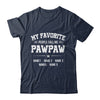 Personalized Pawpaw With Kids Name My Favorite People Call Me Pawpaw Custom For Men Fathers Day Birthday Christmas Shirt & Hoodie | siriusteestore