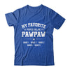 Personalized Pawpaw With Kids Name My Favorite People Call Me Pawpaw Custom For Men Fathers Day Birthday Christmas Shirt & Hoodie | siriusteestore