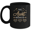 Personalized This Aunt Belongs To Custom Aunt Kids Name Leopard Mothers Day Birthday Christmas Mug | siriusteestore