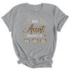 Personalized This Aunt Belongs To Kids Custom Aunt With Kid's Name Leopard For Women Mothers Day Birthday Christmas Shirt & Tank Top | siriusteestore