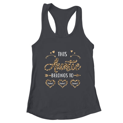 Personalized This Auntie Belongs To Custom Auntie Kids Name Leopard Mothers Day Birthday Christmas