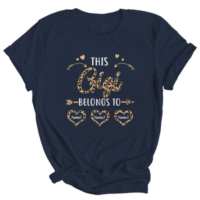 Personalized This Gigi Belongs To Custom Gigi Kids Name Leopard Mothers Day Birthday Christmas Shirt & Tank Top | siriusteestore