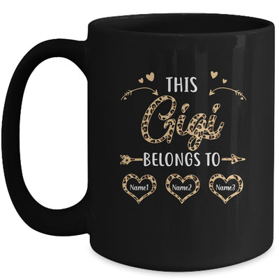 Personalized This Gigi Belongs To Custom Gigi Kids Name Leopard Mothers Day Birthday Christmas Mug | siriusteestore