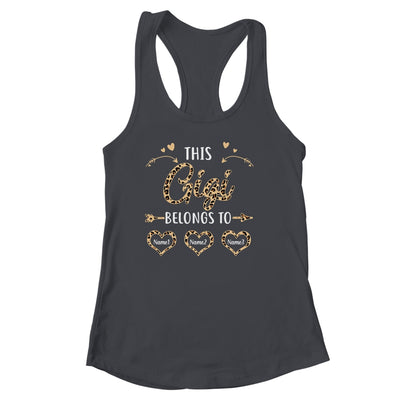 Personalized This Gigi Belongs To Custom Gigi Kids Name Leopard Mothers Day Birthday Christmas Shirt & Tank Top | siriusteestore