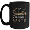Personalized This Godmother Belongs To Custom Godmother Kids Name Leopard Mothers Day Birthday Christmas Mug | siriusteestore