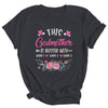 Personalized This Godmother Is Blessed With Kids Custom Godmother Name Flower Mothers Day Birthday Christmas Shirt & Tank Top | siriusteestore