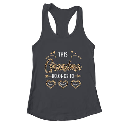 Personalized This Grandma Belongs To Custom Grandma Kids Name Leopard Mothers Day Birthday Christmas