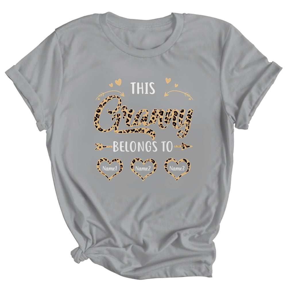 Personalized This Granny Belongs To Custom Granny Kids Name Leopard Mothers Day Birthday Christmas
