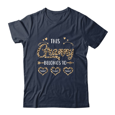 Personalized This Granny Belongs To Kids Custom Granny With Kid's Name Leopard For Women Mothers Day Birthday Christmas Shirt & Tank Top | siriusteestore