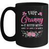 Personalized This Granny Is Blessed With Kids Custom Granny Name Flower Mothers Day Birthday Christmas Mug | siriusteestore