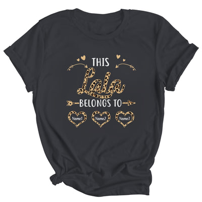 Personalized This Lala Belongs To Custom Lala Kids Name Leopard Mothers Day Birthday Christmas