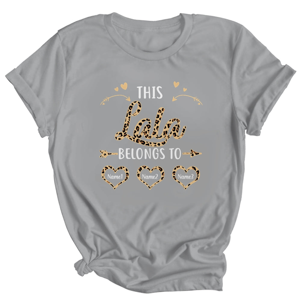 Personalized This Lala Belongs To Custom Lala Kids Name Leopard Mothers Day Birthday Christmas