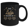 Personalized This Lala Belongs To Custom Lala Kids Name Leopard Mothers Day Birthday Christmas Mug | siriusteestore