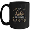 Personalized This Lala Belongs To Custom Lala Kids Name Leopard Mothers Day Birthday Christmas Mug | siriusteestore